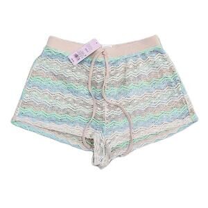 Wild Fable Crochet Shorts Extra Small Striped Beach Boho Please Read